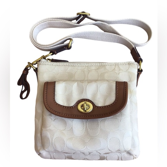 Coach Handbags - Coach Campbell Signature Twill Swingpack